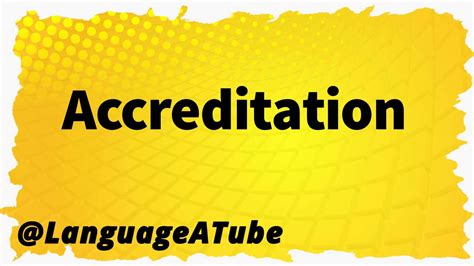 Accreditation Pronunciation ⚡️ How To Pronounce  .